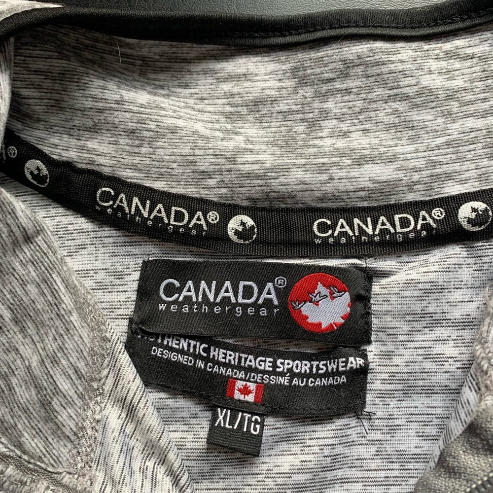 Gray Quarter-Zip Pullover - image 2